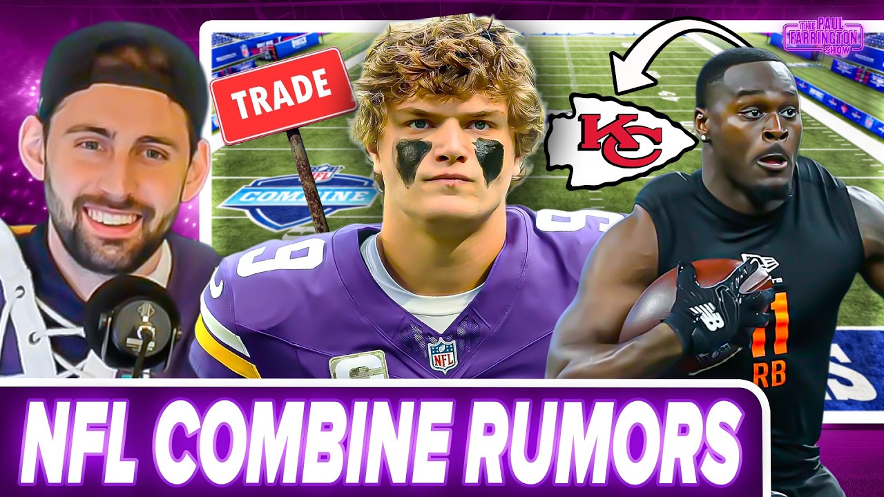NFL Combine Rumors: Vikings DONE with JJ McCarthy? Jeremiyah Love to Chiefs? Lions & Bears TRADES?