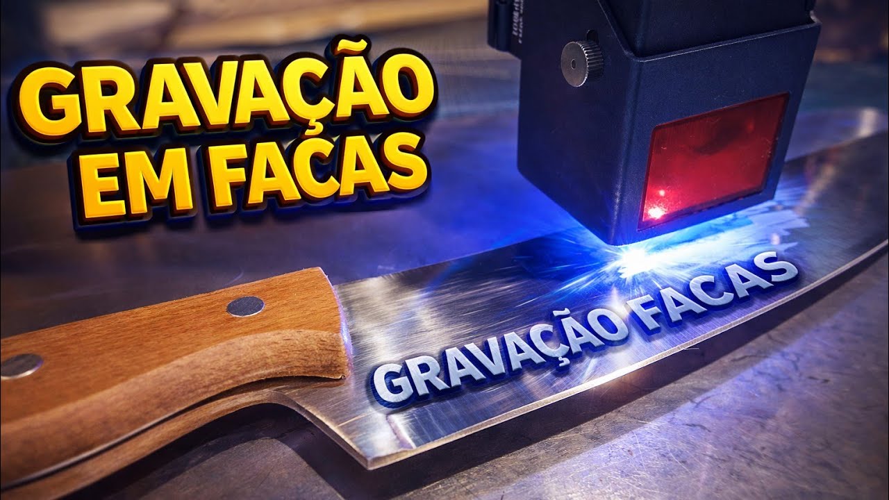 Existe um plano B para Gravação de facas na gravadora laser! 