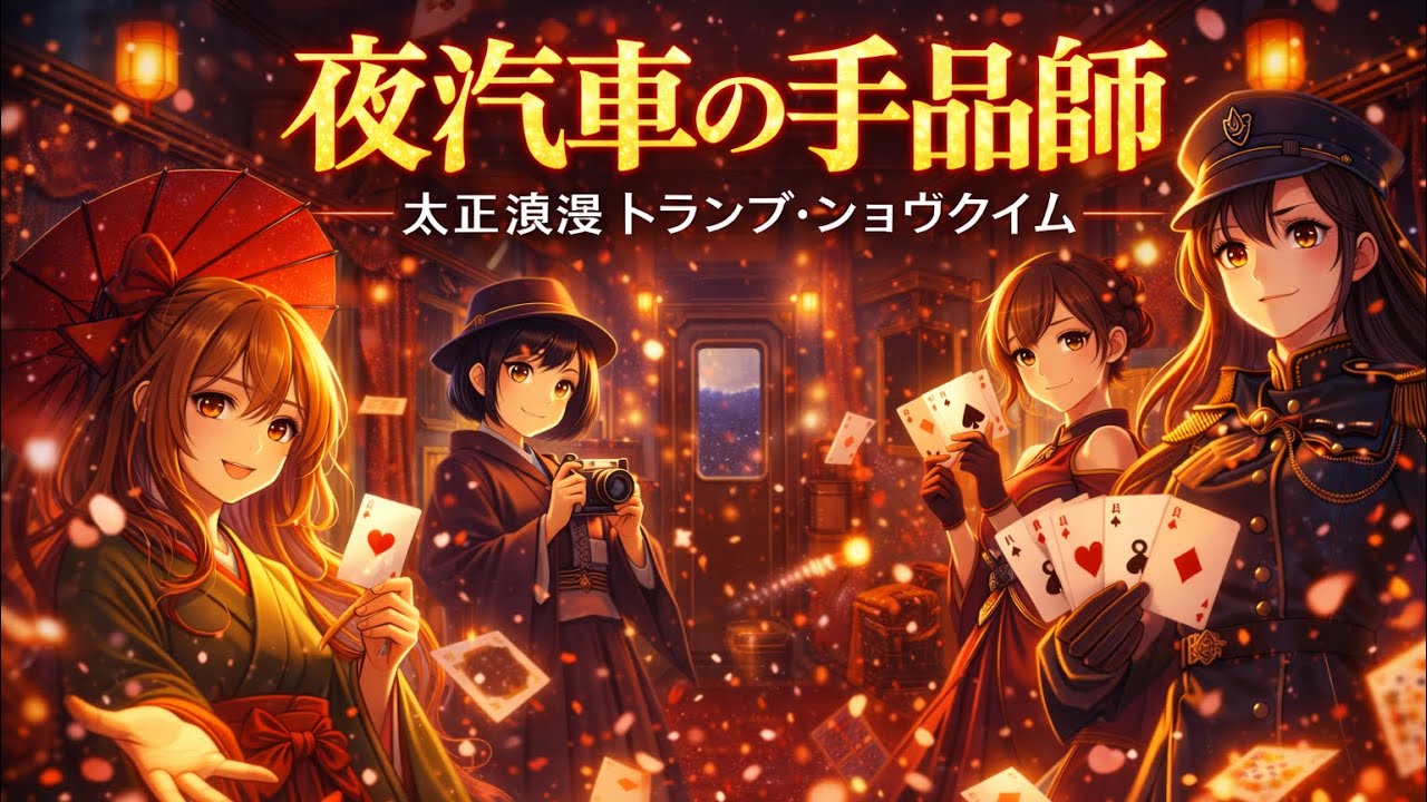夜汽車の手品師 ― 太正浪漫 トランプ・ショウタイム ―【AI華劇団 TAISHO ROMAN REVUE Sriese】