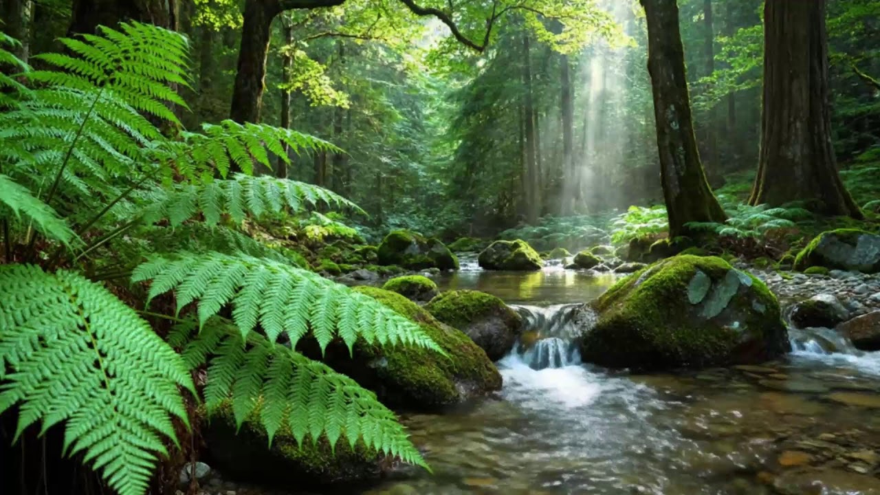 3 Hours Relaxing Nature Sounds with Gentle Birdsong 🌿 Natural White Noise for Deep Sleep & Stress Re