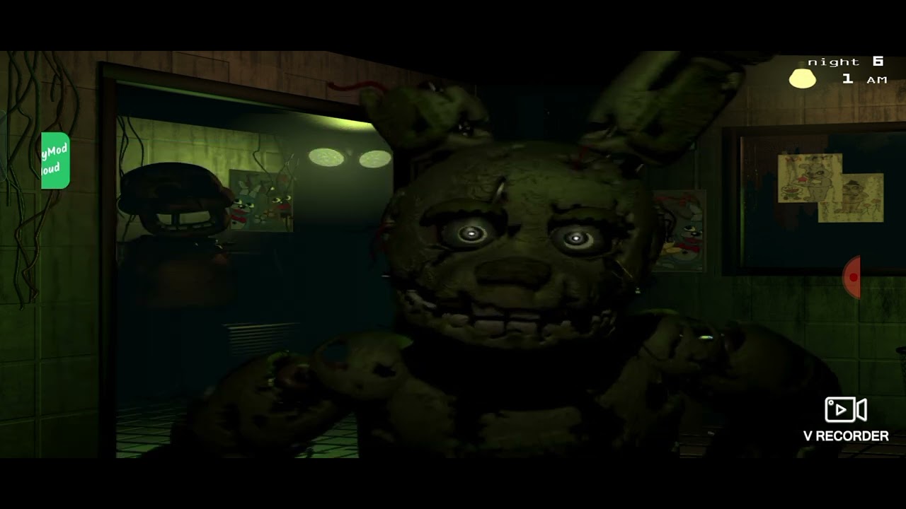 POKONAŁEM SPRINGTRAPA(przyszedłem nightmare mode)