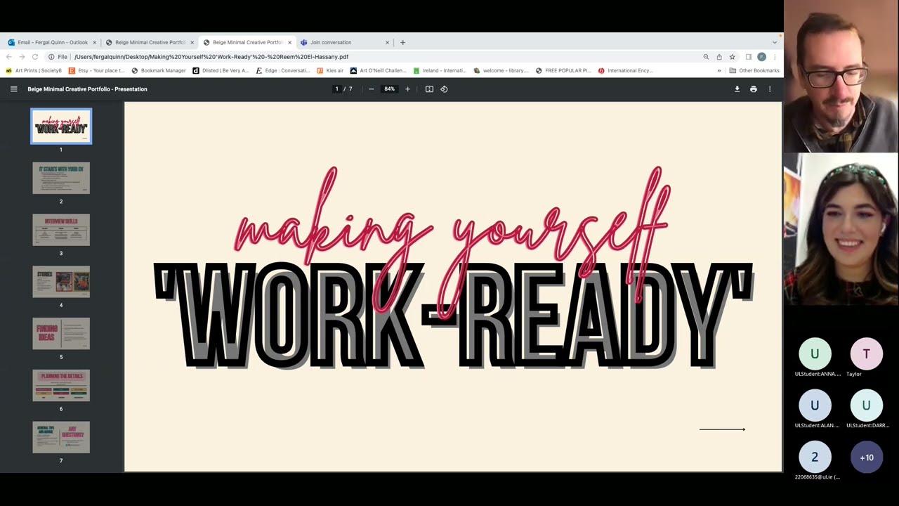 Media Matters 6: Making Yourself 'Work Ready', with  Reem El Hassany