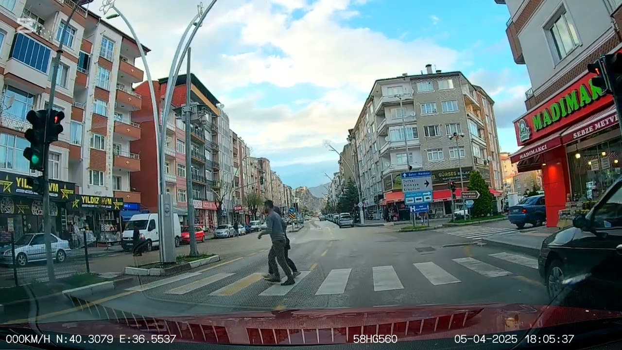TOKAT SİVAS TOKAT YOLU SİVAS CADDESİ GAZİ OSMAN PAŞA BULVARI TOKAT ŞEHİR TURU 05 Nisan 2025