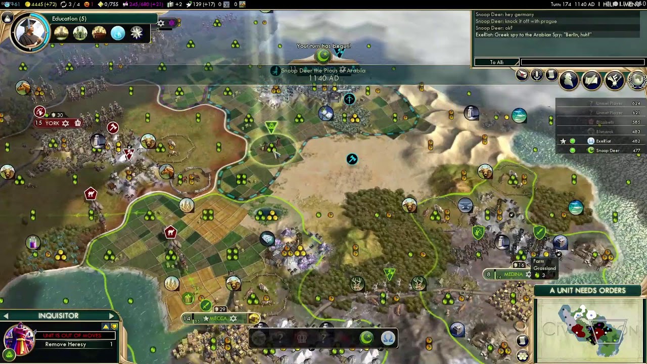 grind never ends - Civ 5