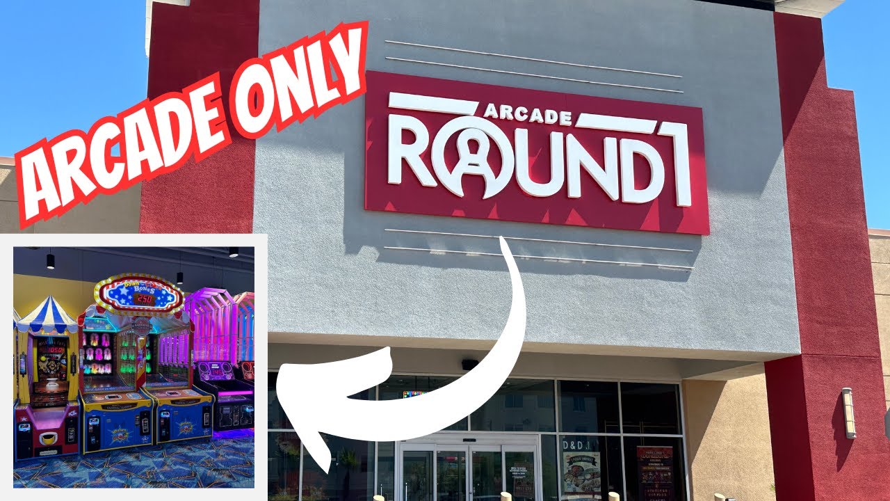 Round1 Arcade Tour - NEW Las Vegas South Premium Outlets location #round1 #arcade #lasvegas