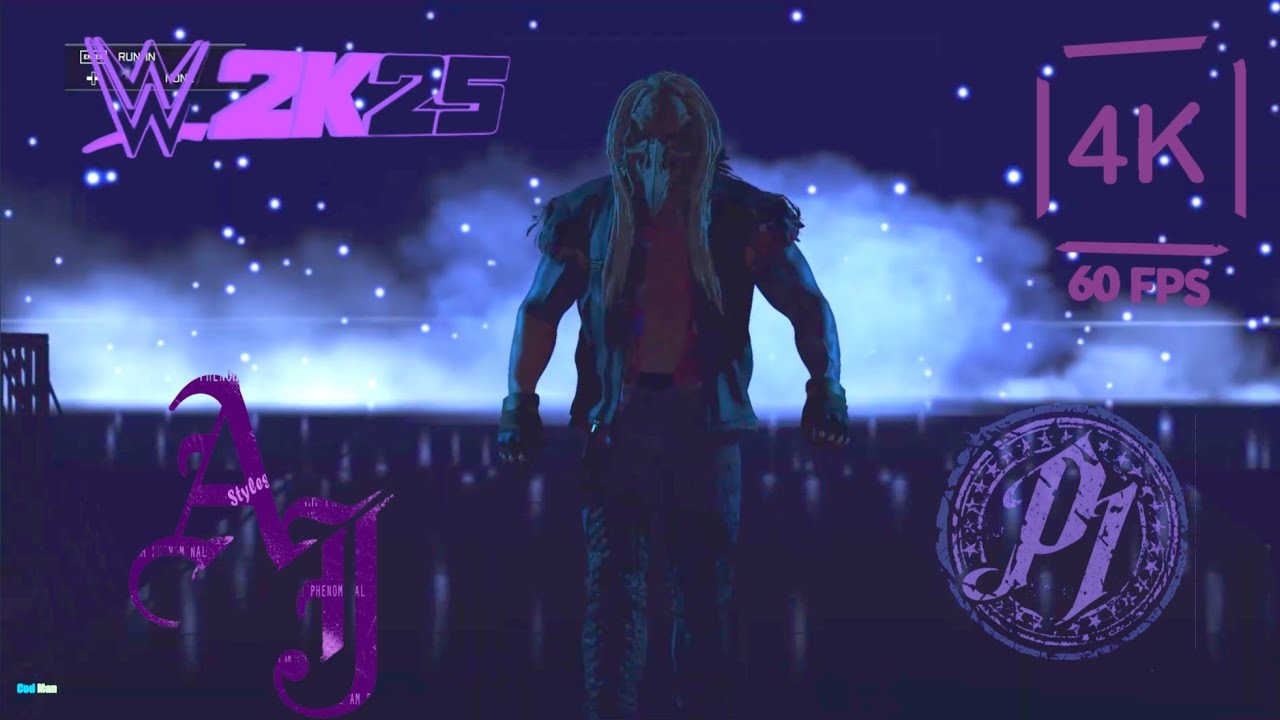 Aj Styles vs  Dexter Lumis | Wwe 2k25 | The Phenomenol One | Extreme Rules Match |⭐⭐⭐