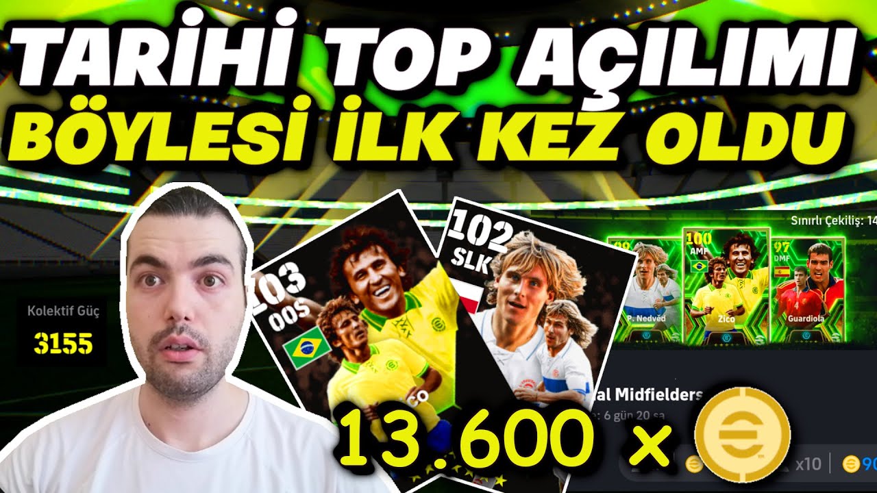 TARİHİ DEV TOP AÇILIMI 🔥 BÖYLESİNİ HİÇ YAŞAMAMIŞTIM ! REKOR KOLEKTİF GÜÇ (eFootball 2024 Mobile)