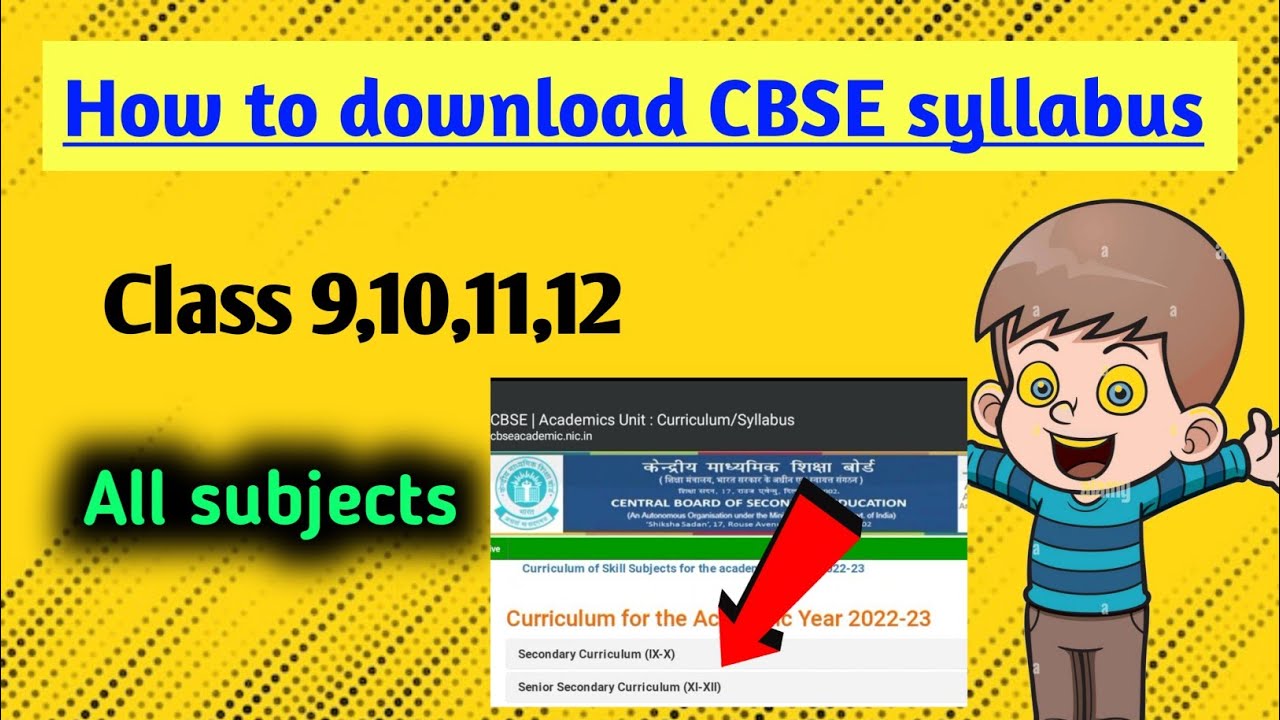 how to download syllabus of new session 2022-23  class 9,10,11,12 || new syllabus session 2022 - 23