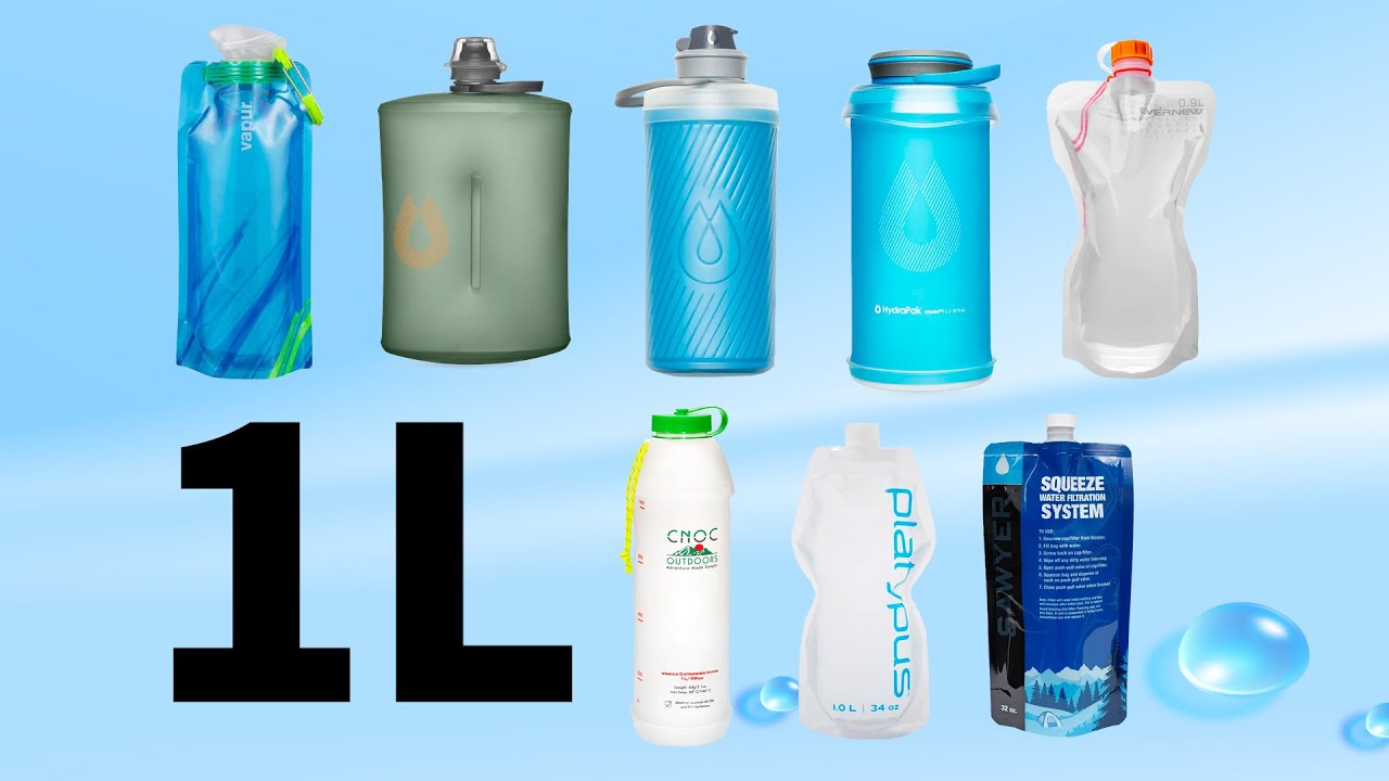 Краткое описание альпинистских бутылок с мягкой водой емкостью 1 л