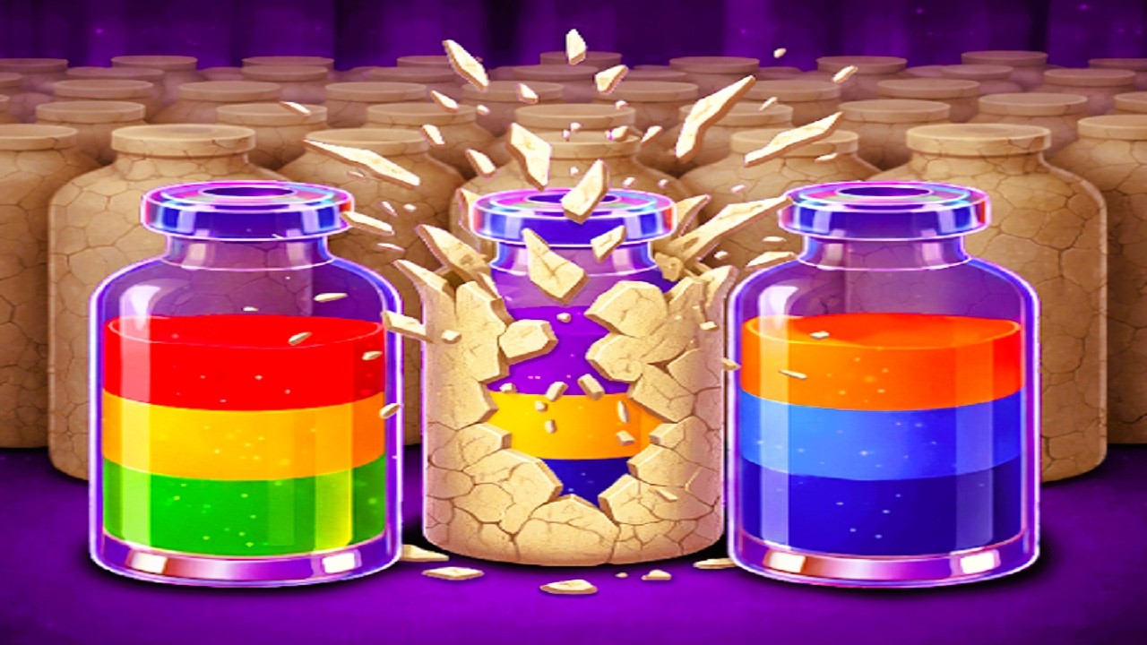 💧 Water Jam Sort Puzzle 🧩 GAMEPLAY Levels 1-7 (Android, iOS)
