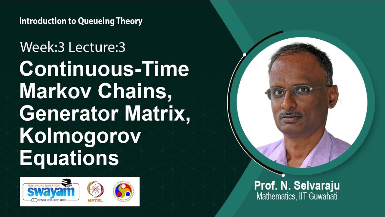Lec 11: Continuous-Time Markov Chains, Generator Matrix, Kolmogorov Equations