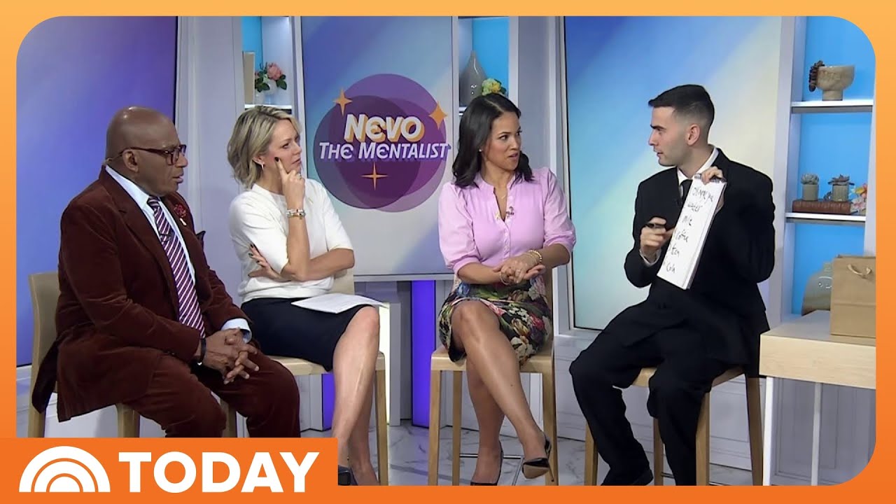 Nevo the Mentalist Performs Mind-Reading Magic on TODAY