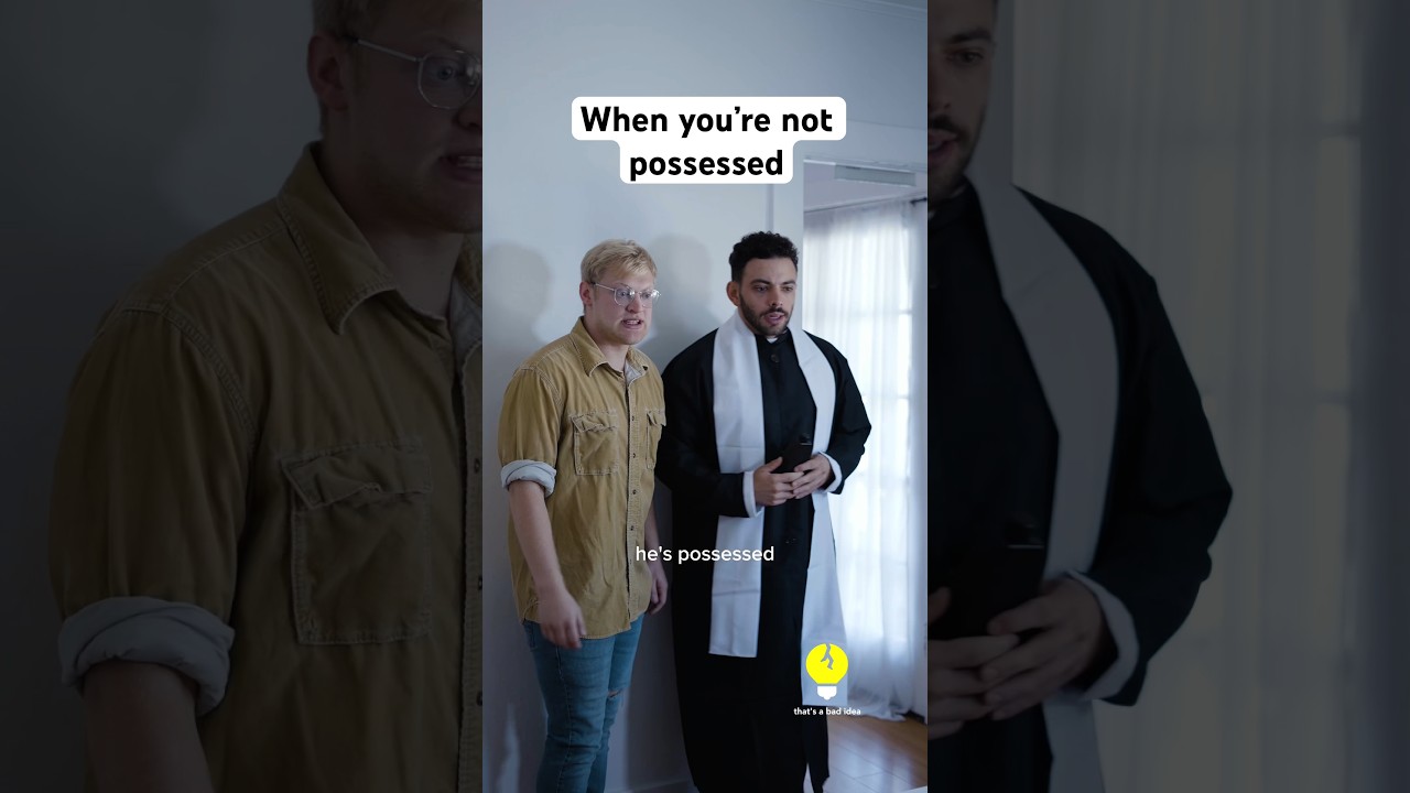 This guy is definitely possessed #comedy #relatable #shorts