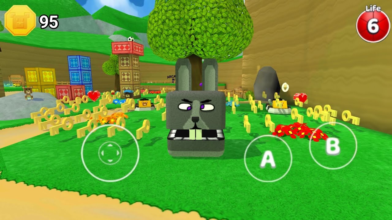 Dark Rabbit in Bear Village + Super Bear Adventure Gameplay Walkthrough 