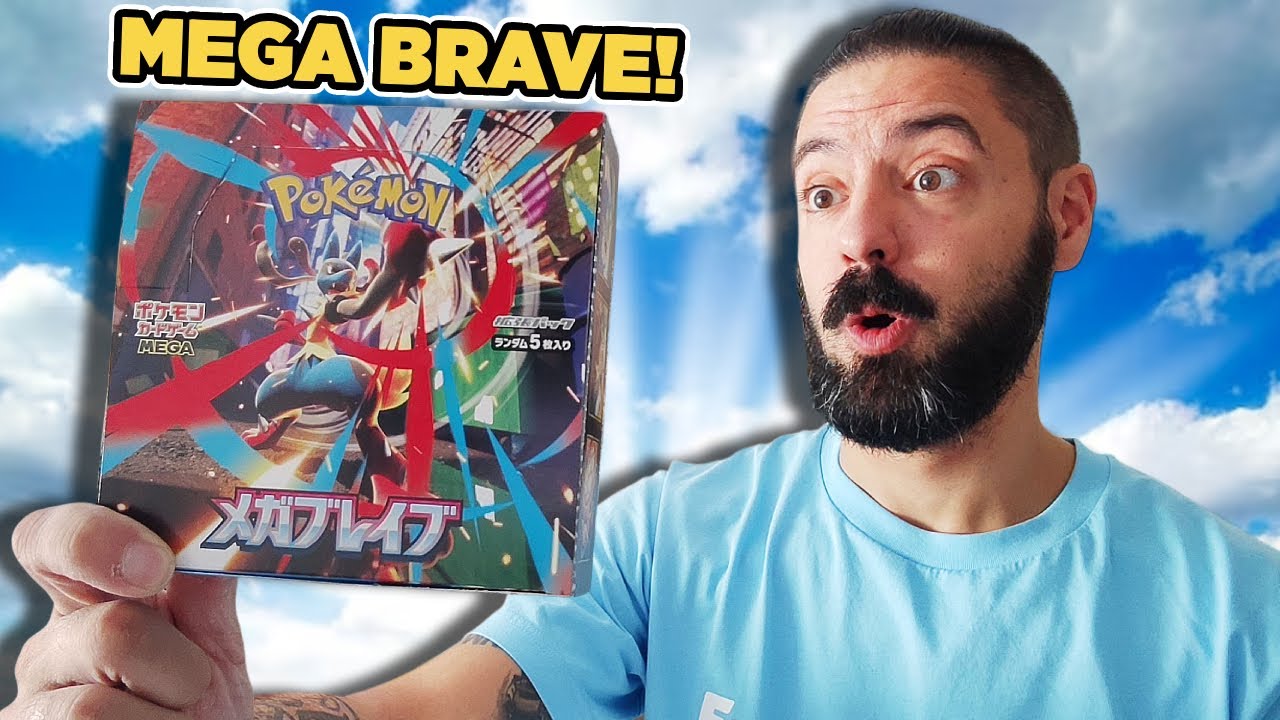MEGA EVOLUTION SE RETRASA ASI QUE ABRO LA BOOSTER BOX DE MEGA BRAVE CON 30 SOBRES POKEMON EN JAPONÉS