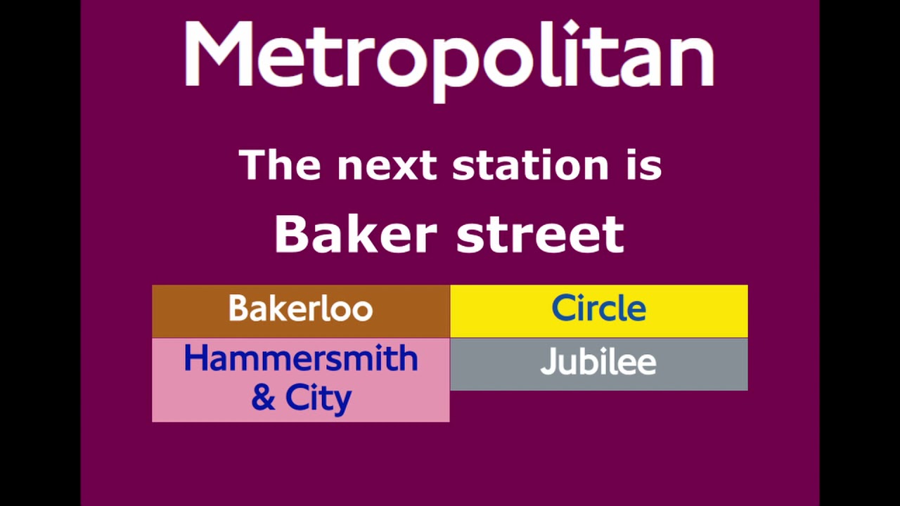 Metropolitan Line Announcements by Sarah Parnell on route Aldgate-Amersham (TfL)