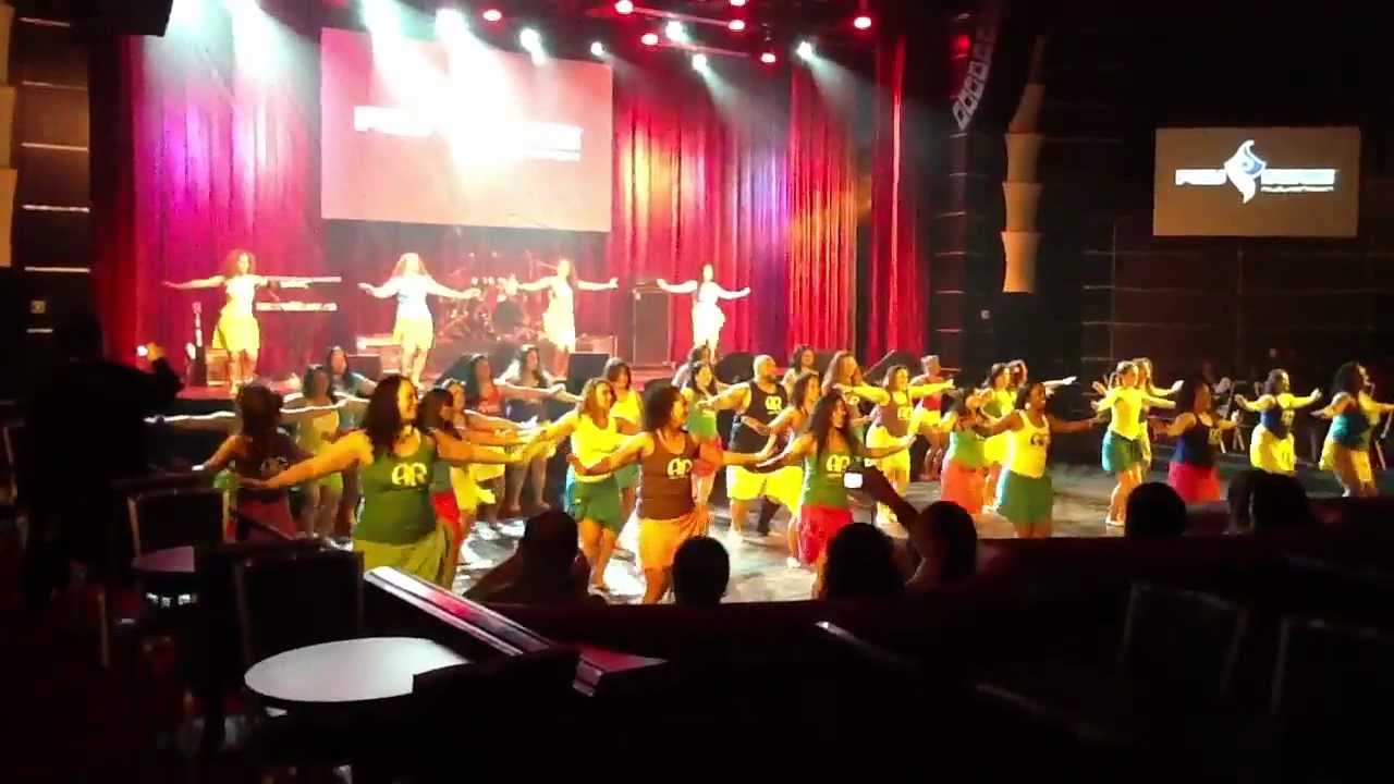HOT HULA  fitness at Poly Swagg Health Awareness