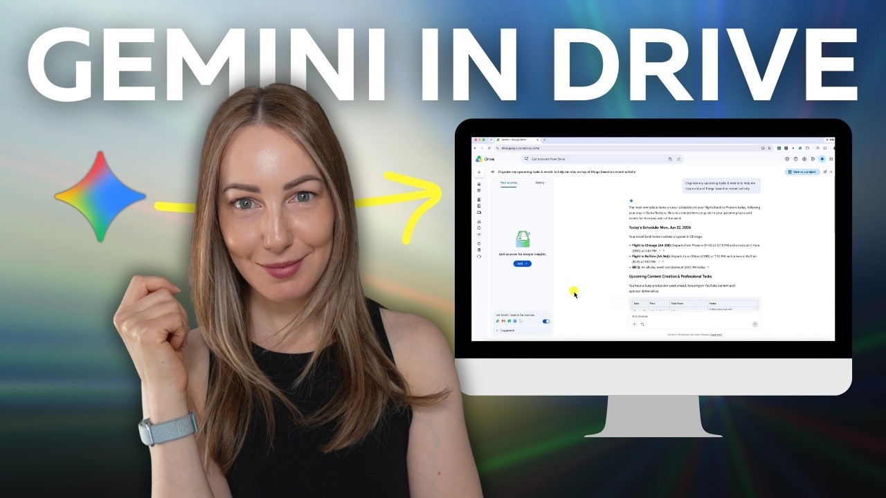 Gemini в Google Workspace: как использовать Gemini в Google Диске