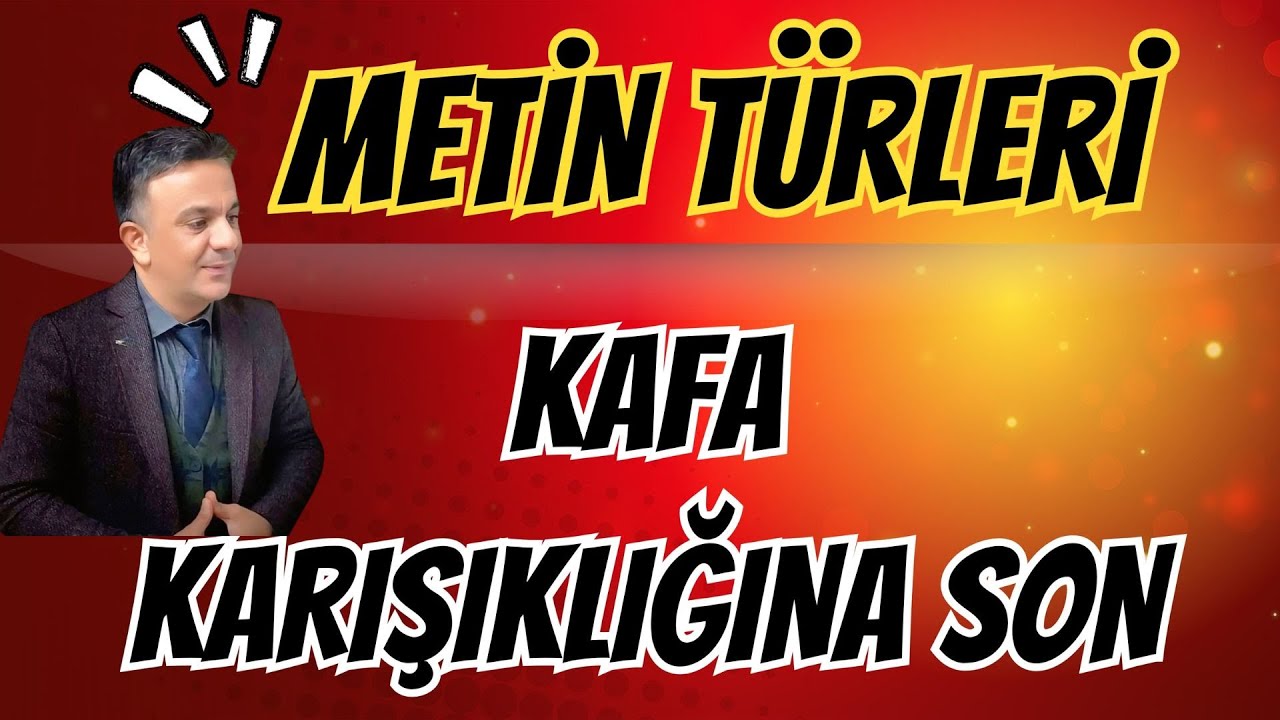 METİN TÜRLERİ: Tek Videoda Tüm Konu ve Karşılaştırmalı Taktikler