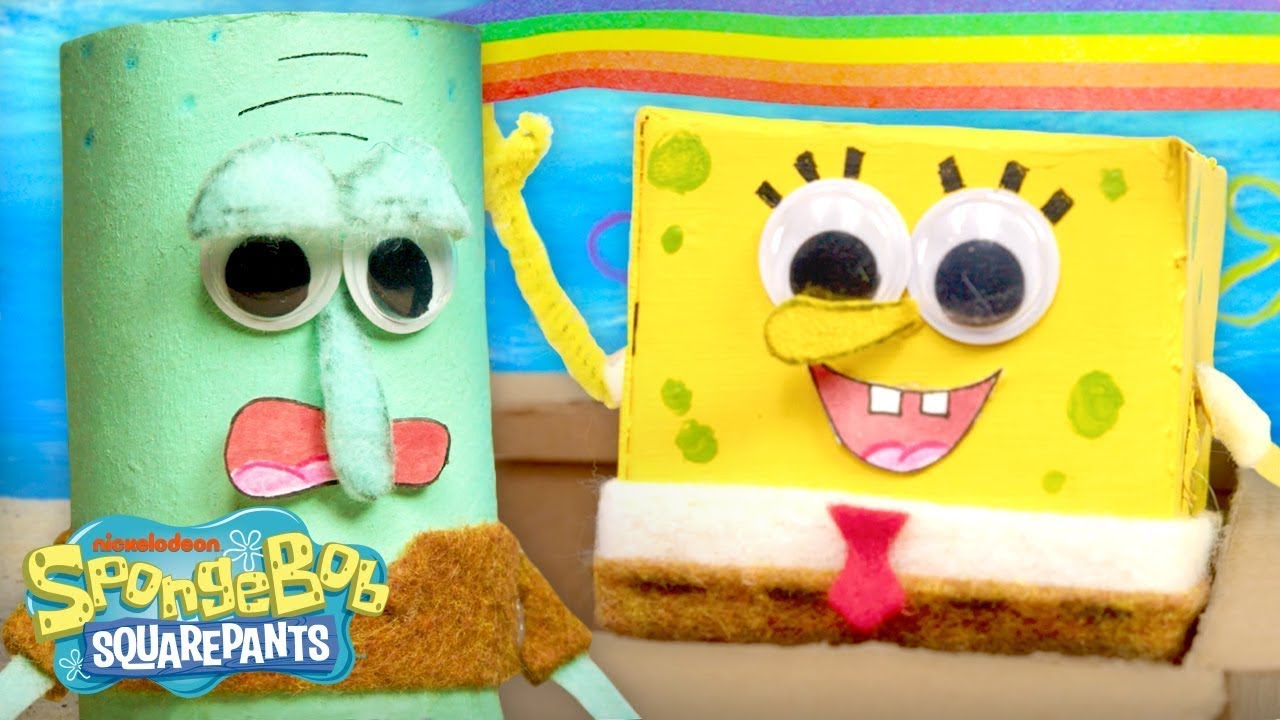 SpongeBob Uses His Imagination... IRL 🌈 | 