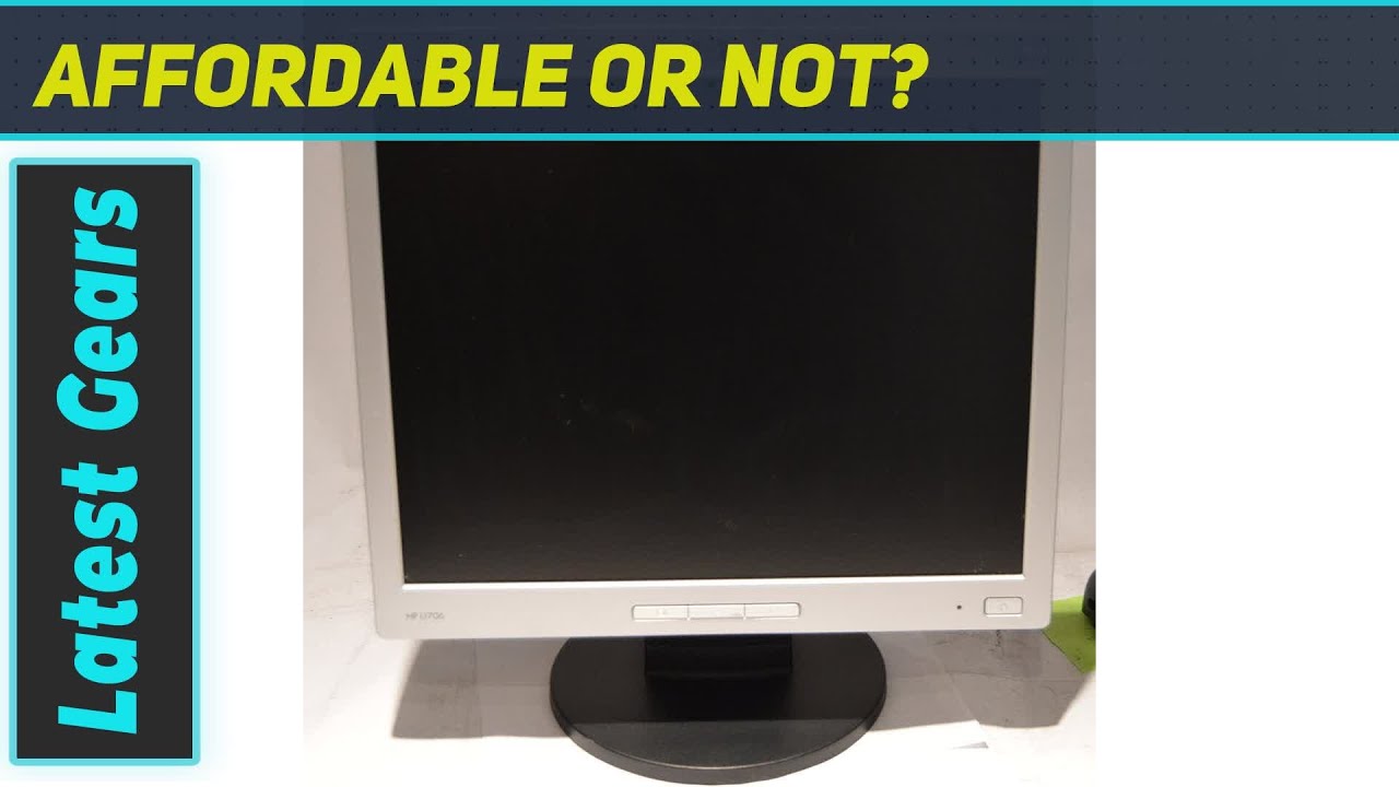 HP L1706 17-inch LCD Monitor Review - True-to-Life Images and Business Ready!