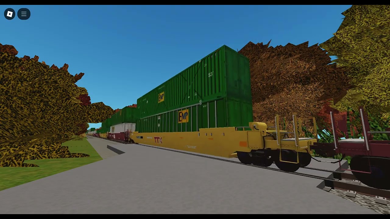 NS 4181 AC44C6M lead NS intermodal train