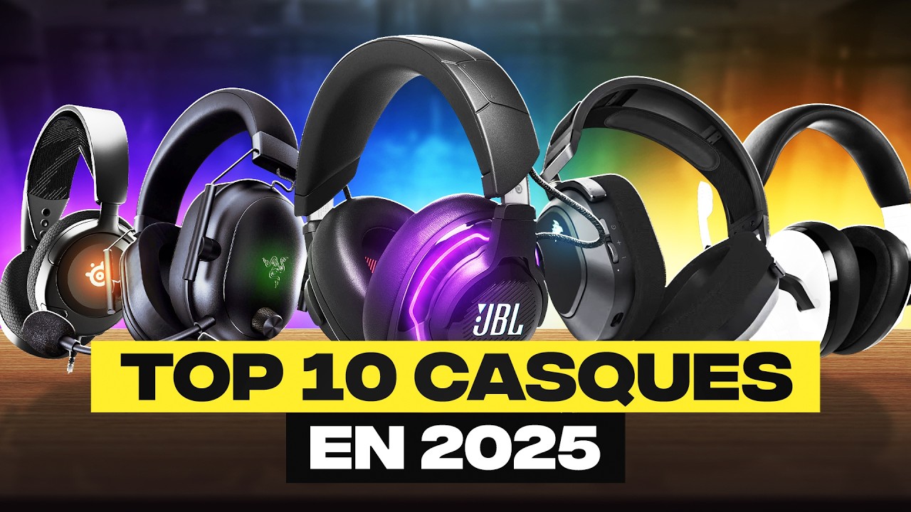TOP 10 CASQUE GAMER en 2025