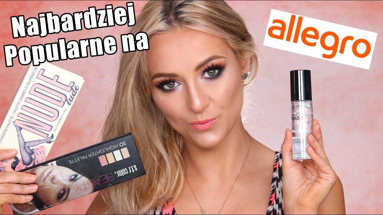 Cały Makijaż Najpopularniejszymi Kosmetykami z Allegro 🔝Tutorial & Wyzwanie