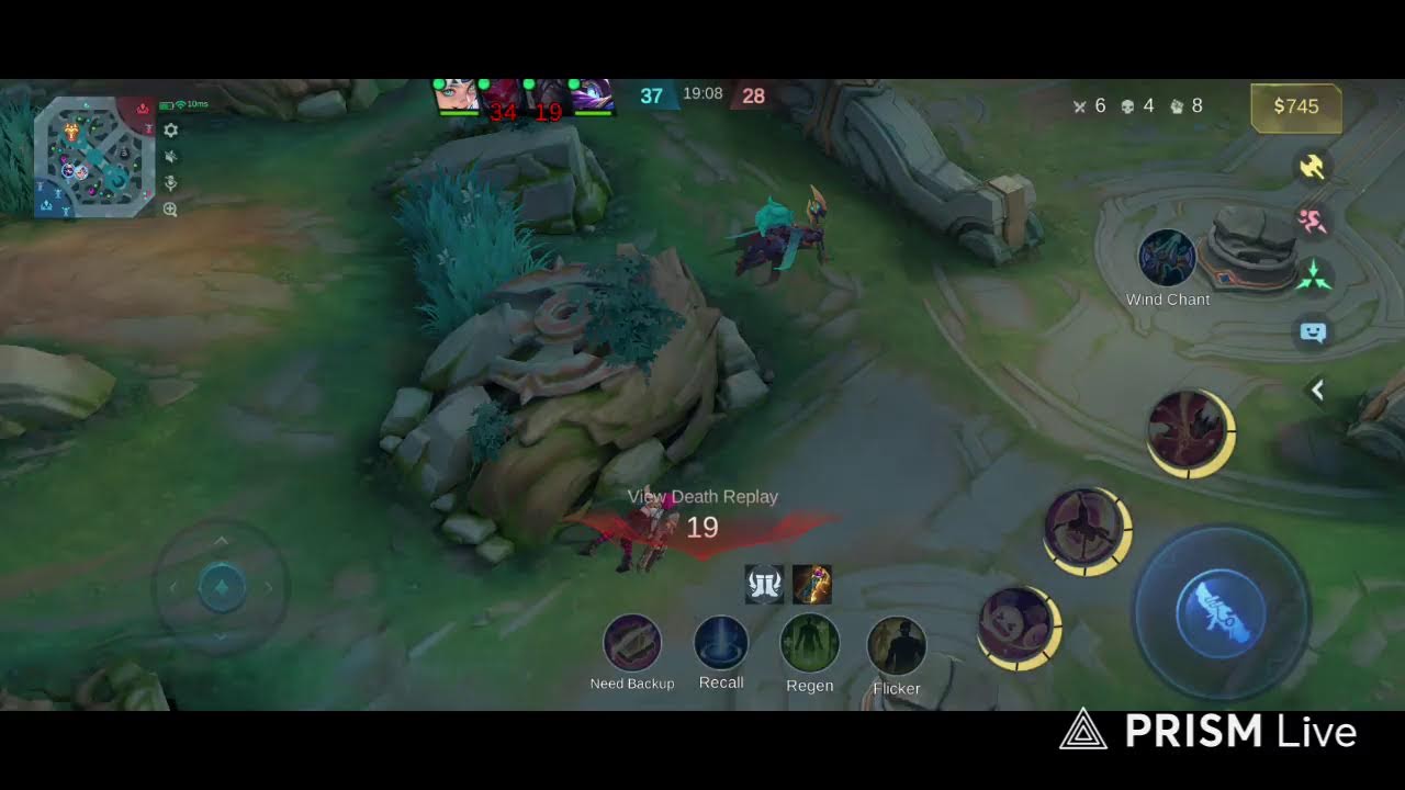 Live streaming of Game of BD