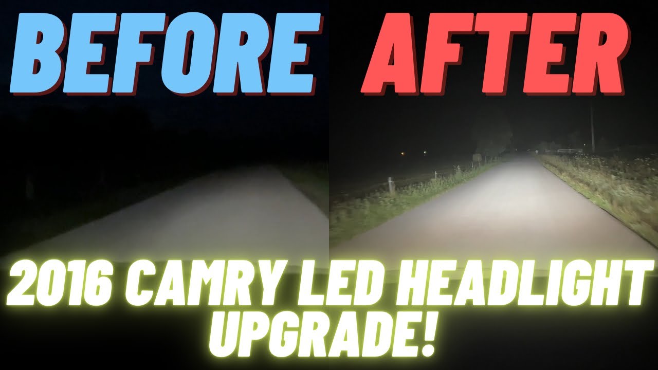 How To Install Auxito LED Headlights Bulbs In A 2016 Camry!