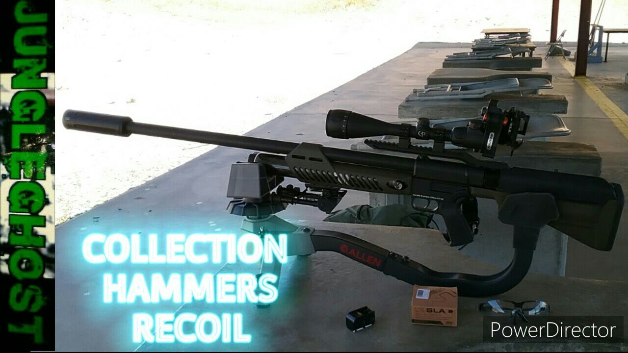 UMAREX 50 CAL. HAMMER RECOIL AND POWER AND DESTRUCTION 50 YARDS EP.41