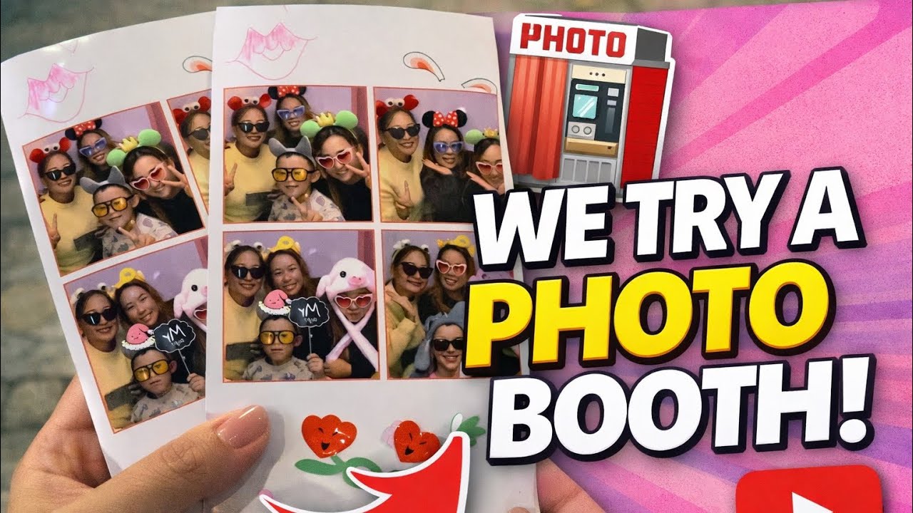 Cute and funny Photo Booth memories || Capturing cute moments together || Our fun day || vlog