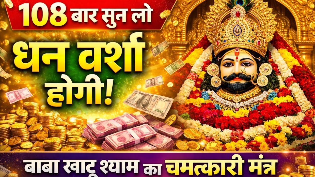 खाटू श्याम जी का सबसेचमत्कारी मंत्र एक बार सुनकर छोड़ दो पैसा ही पैसा होगा #khatushyam​