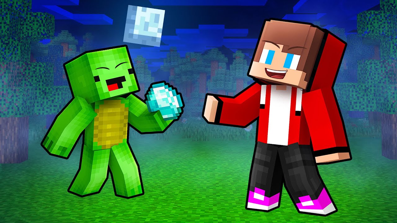 JJ MIMIC vs Mikey MIMIC Control Mind Battle in Minecraft - Maizen