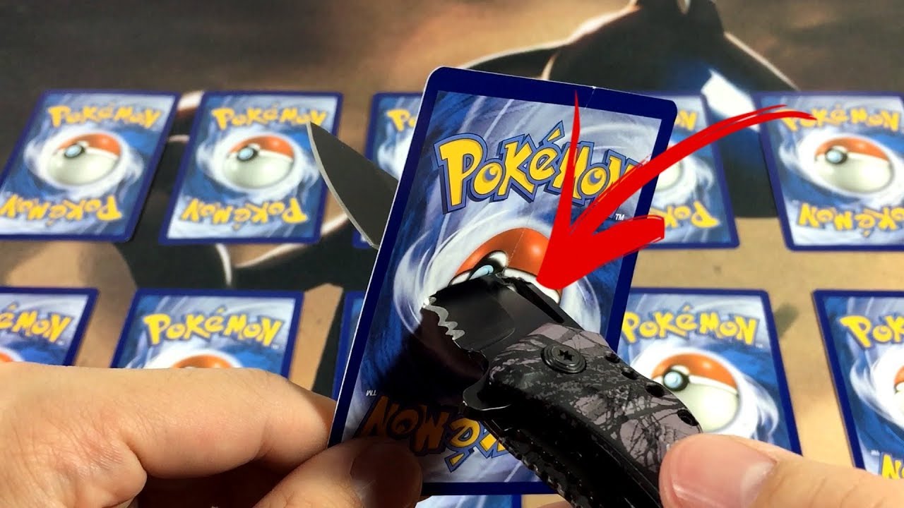 I STABBED MYSELF! (BLOOD) - POKEMON FLIP IT OR STAB IT!