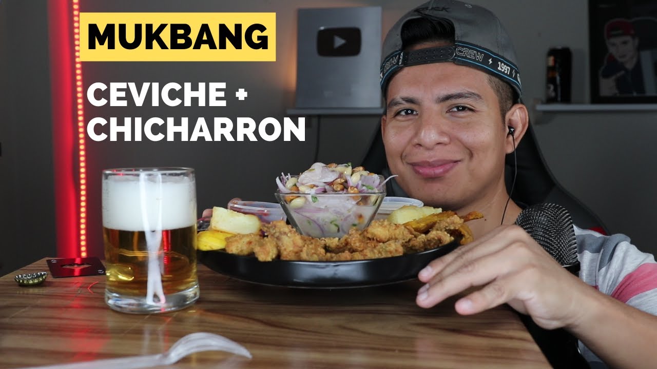 ASMR CEVICHE CON  CHICHARRON DE PESCADO