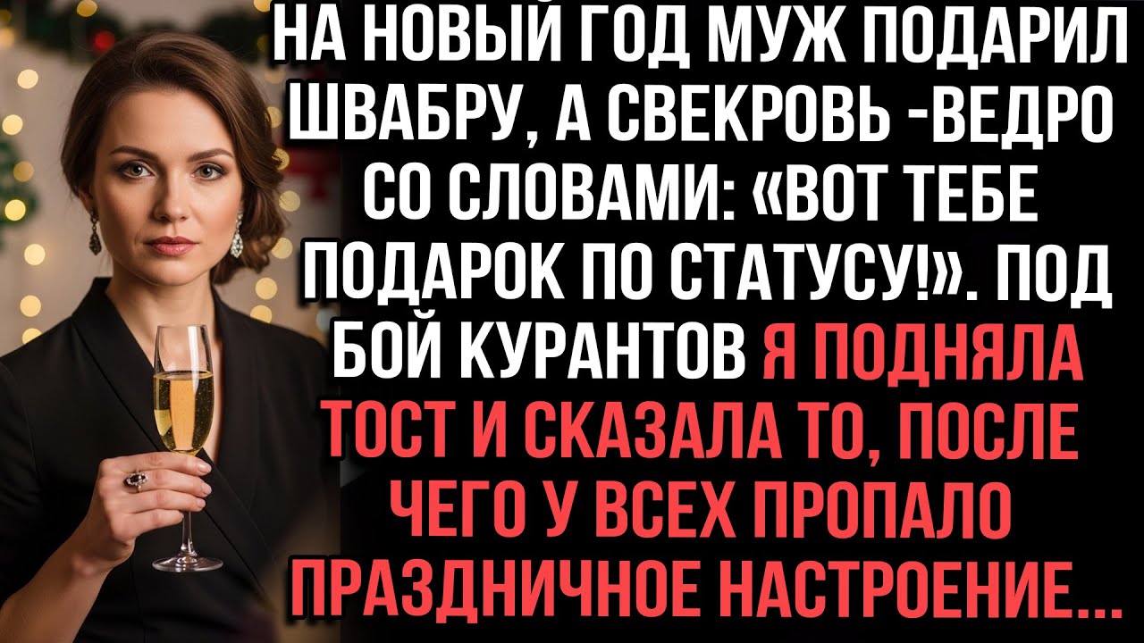 Подарили швабру и ведро 