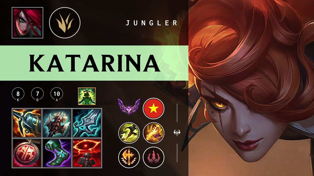 Katarina Jungle vs Lee Sin - VN Master Patch 26.03
