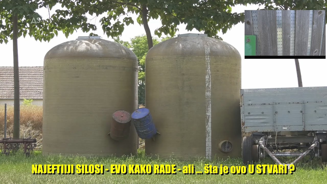 OVO MOŽE - čuvanje ŽITARICA - u poliesterskim SUDOVIMA  - napravite JEFTNIJI SILOS