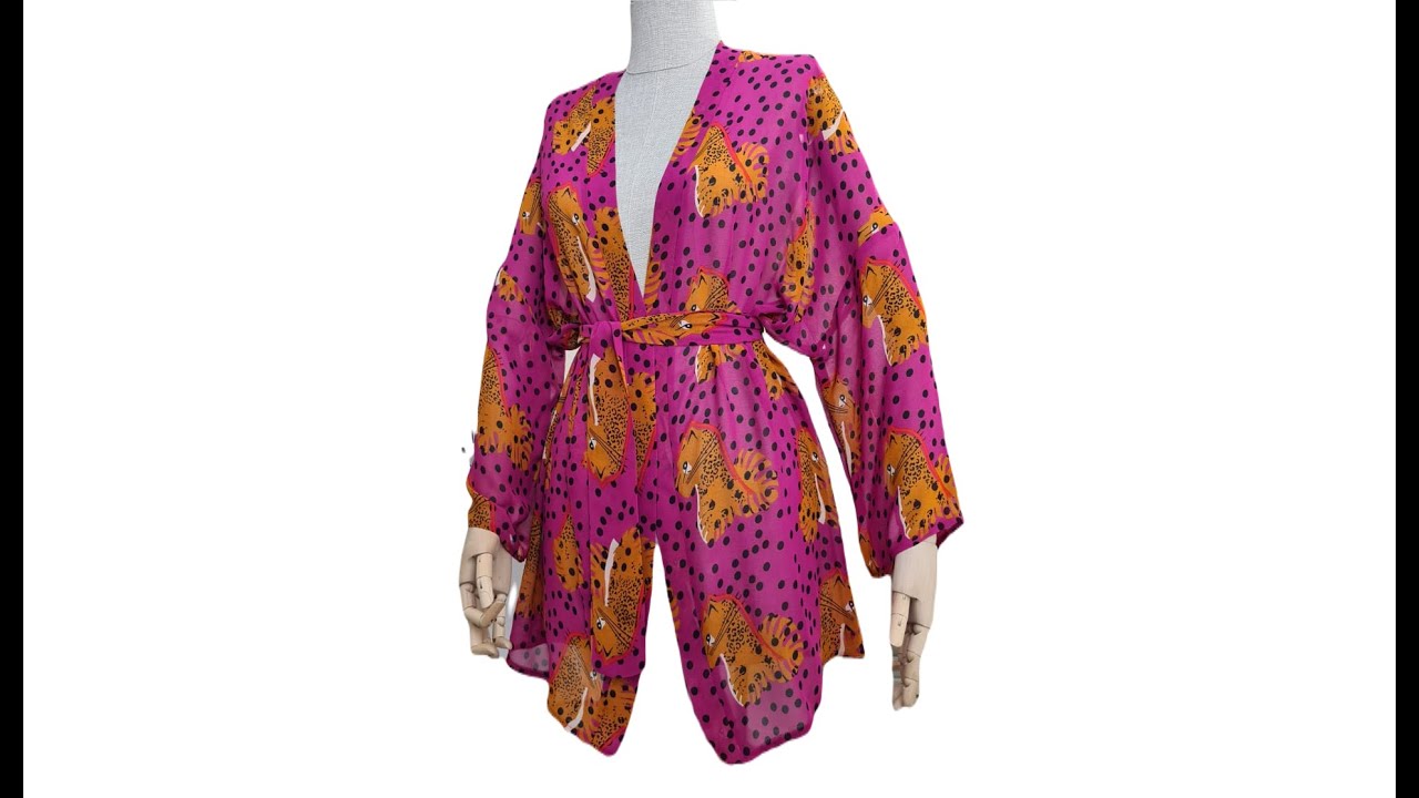 Kalıpsız Yazlık Kimono Kesimi ve Dikimi