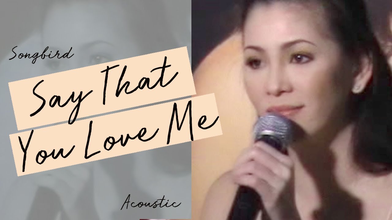 [Songbird Fancam] Say That You Love Me (Live) - Regine Velasquez Covers Album Launch (The Podium)