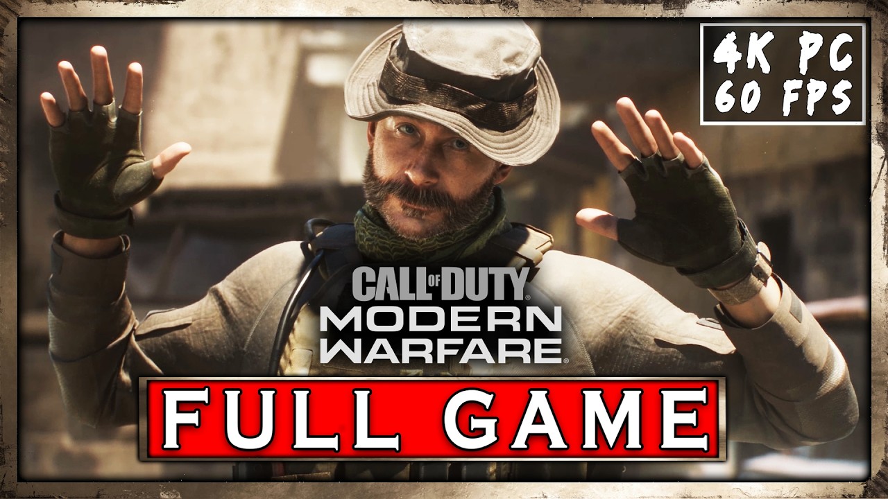 Call of Duty: Modern Warfare 2019 FULL GAME Walkthrough Gameplay - No Commentary (COD WW2) [4K PC]