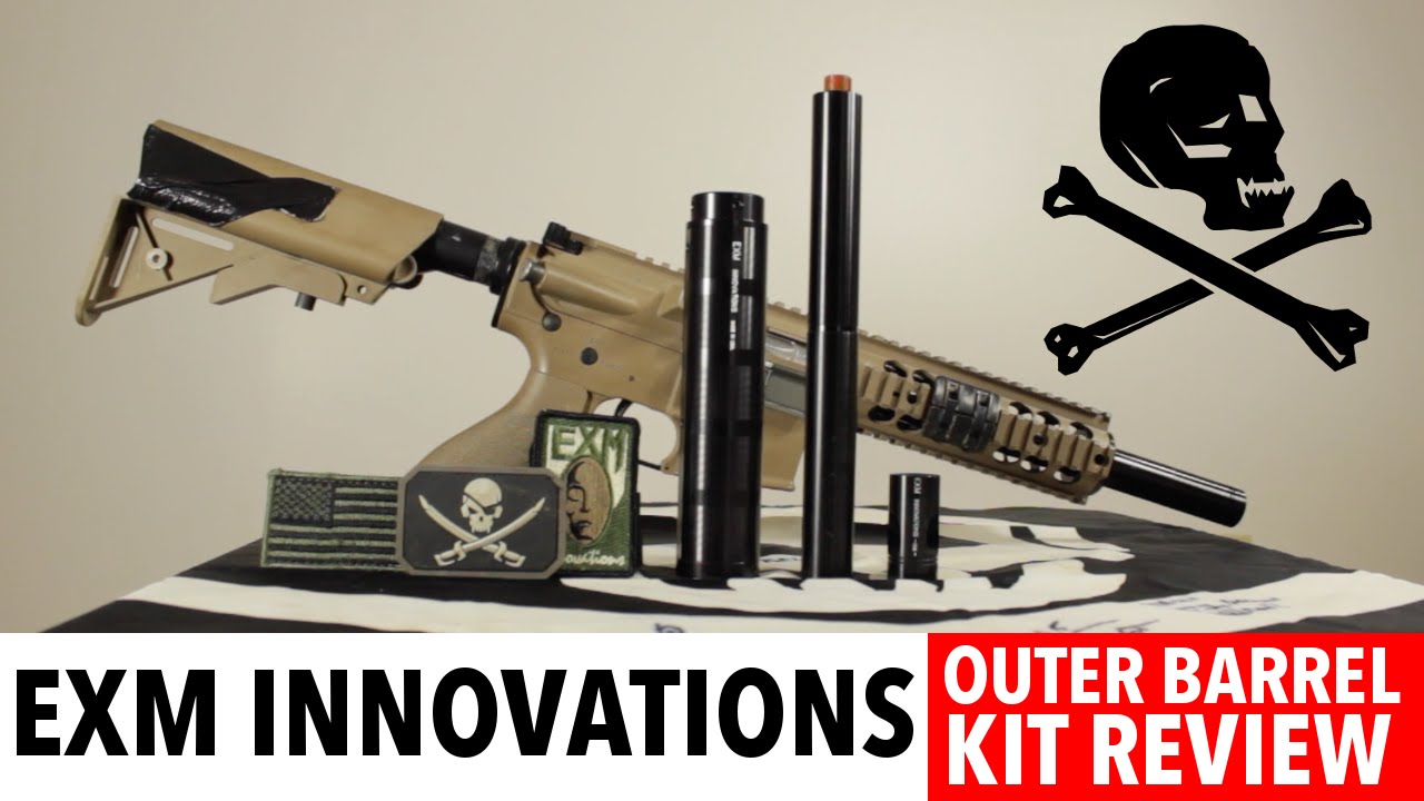 EXM Innovations V2 Outer Bull Barrel Kit and V1 Sniper Review - Jolly Roger Airsoft