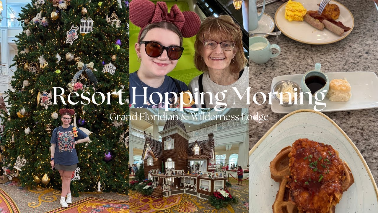 🎄DISNEY RESORT HOPPING | Christmas Decor @ GF and WL | Ep. 3 | Dec 2024