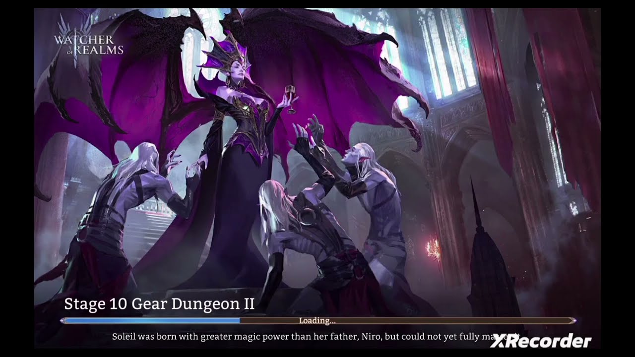 Gear Raid 5 Gear Dungeon 2 Stage 10 - No Hatssut - No Ardea - No Iovar - Watcher of Realms