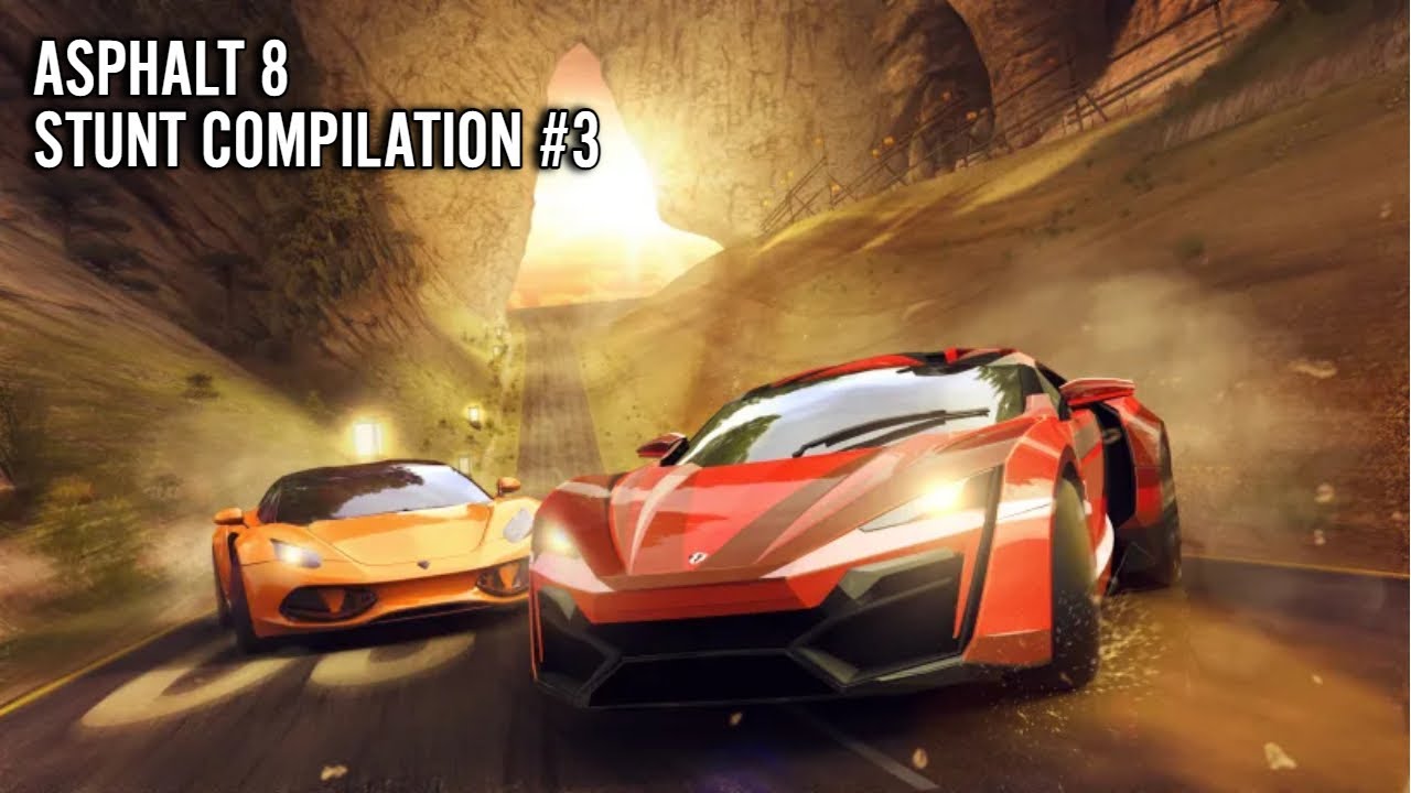 Asphalt 8 Stunt Compilation #3