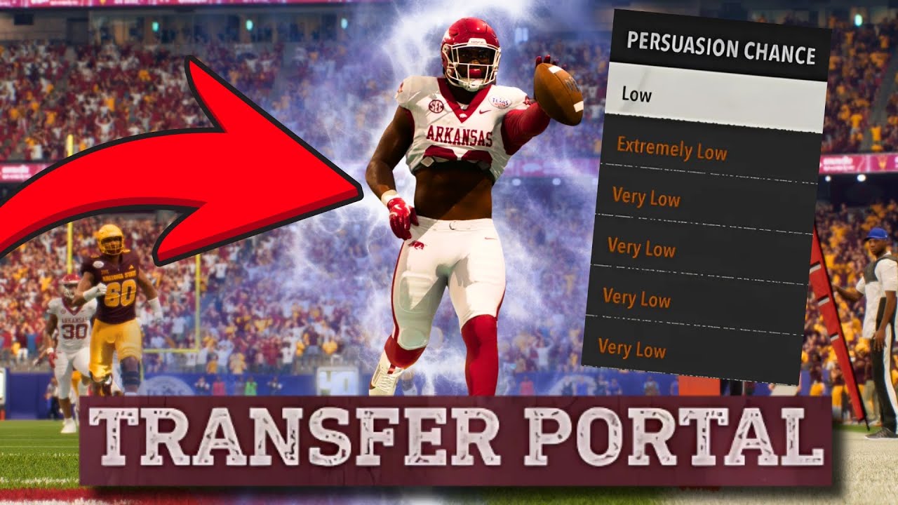 HUGE Starter Transfers after our Bowl Game! | CFB 26 Arkansas Dynasty S2 Ep. 7