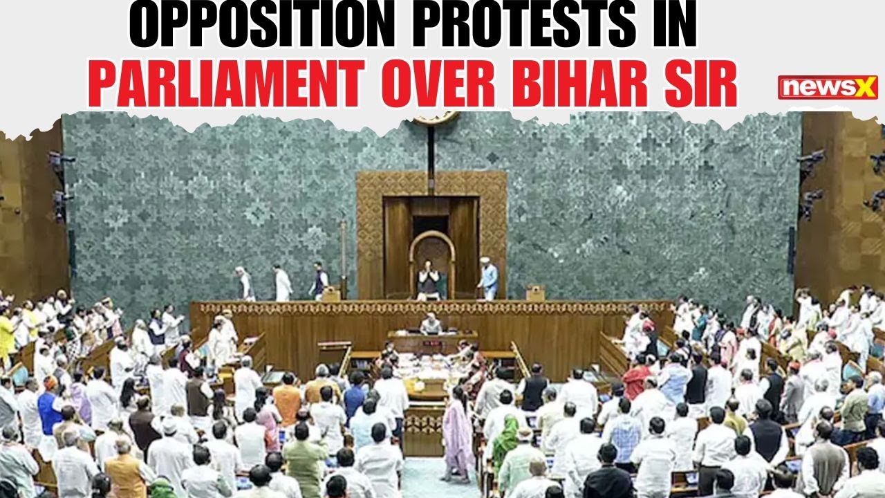 Day 4 of Monsoon Session Begins with Protests as Opposition Slams Bihar SIR Issue