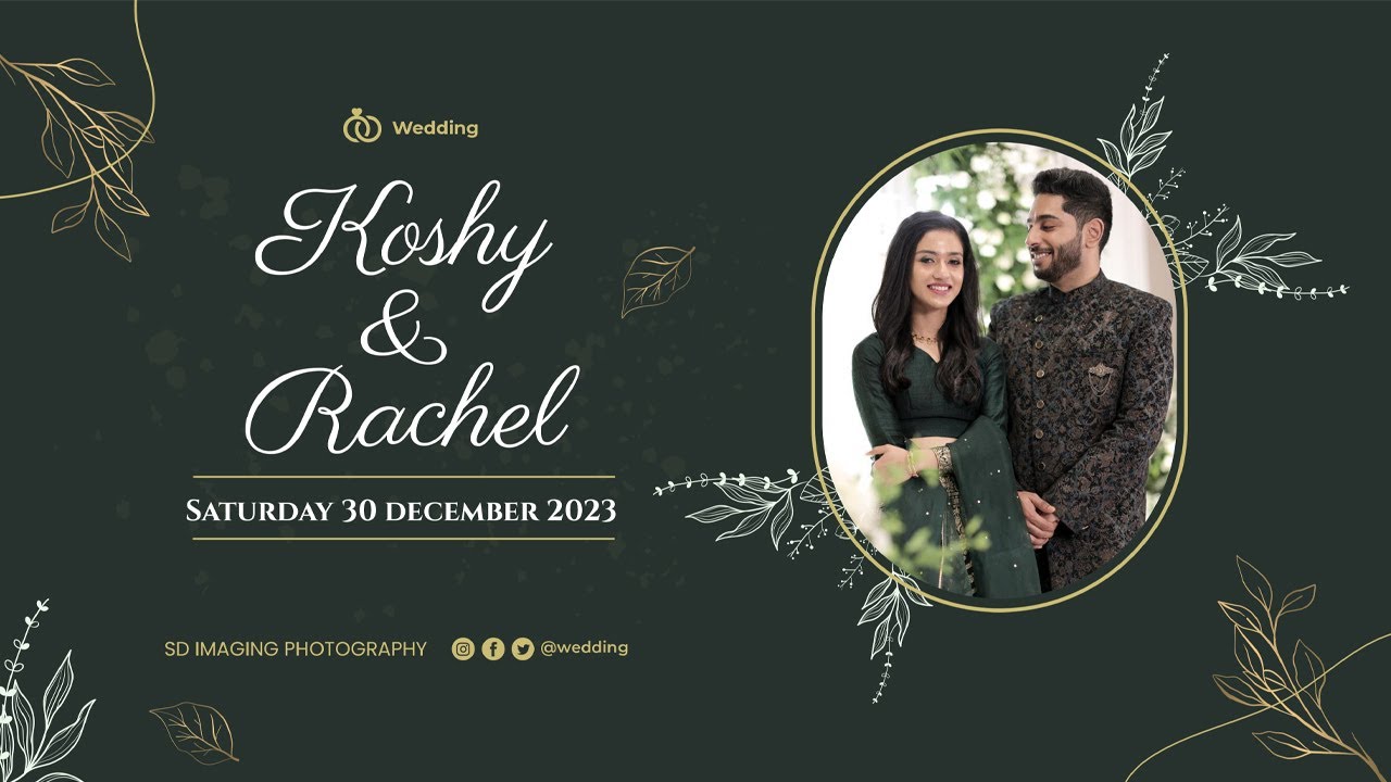 KOSHY & RACHEL | WEDDING | LIVE WEBCASTING LIVE SD IMAGING PHOTOGRAPHY