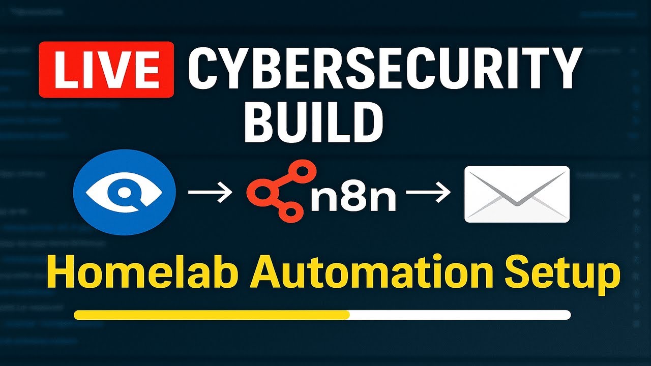Integrating Wazuh with n8n for Automated Cybersecurity Alerts | Live Homelab Build
